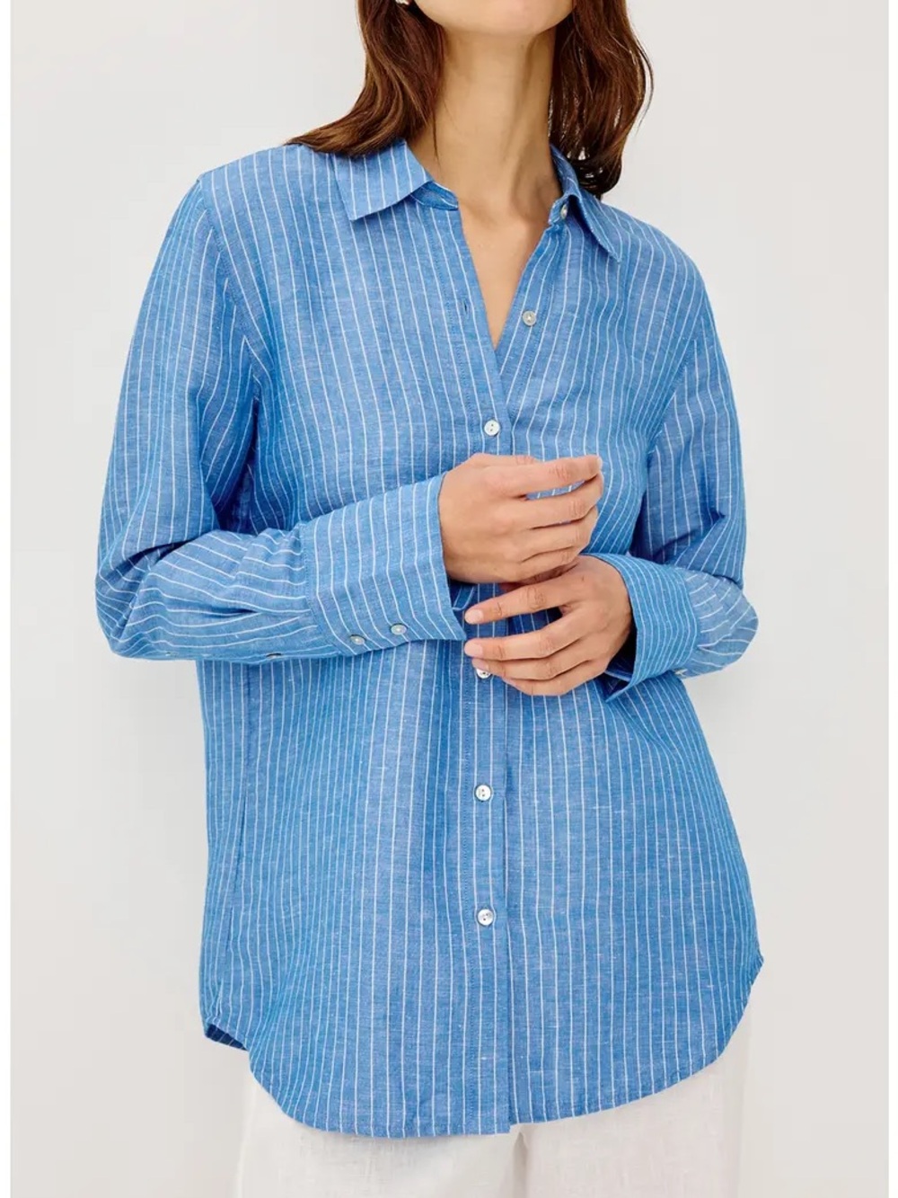 Rails Knox Blue White Pinstripe Button-Down Shirt